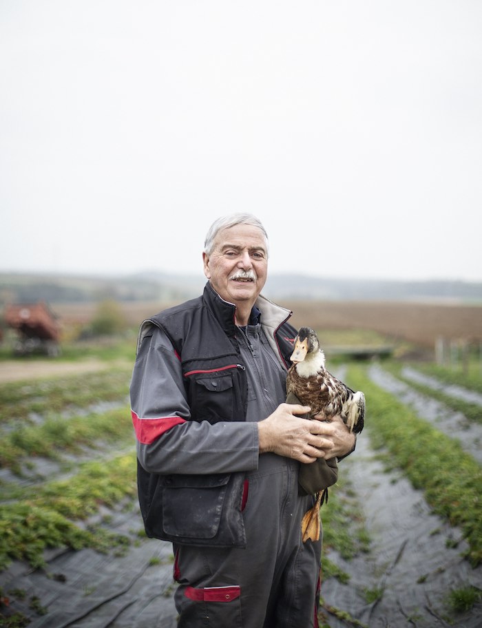 Jean-Jacques Nonnenmacher, de la ferme du Gaveur du Kochersberg. © Christophe Urbain